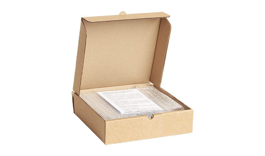 Упаковка спиннера Либела, открытая коробка